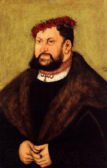 Lucas Cranach Elector John the Constant of Saxony Norge oil painting art